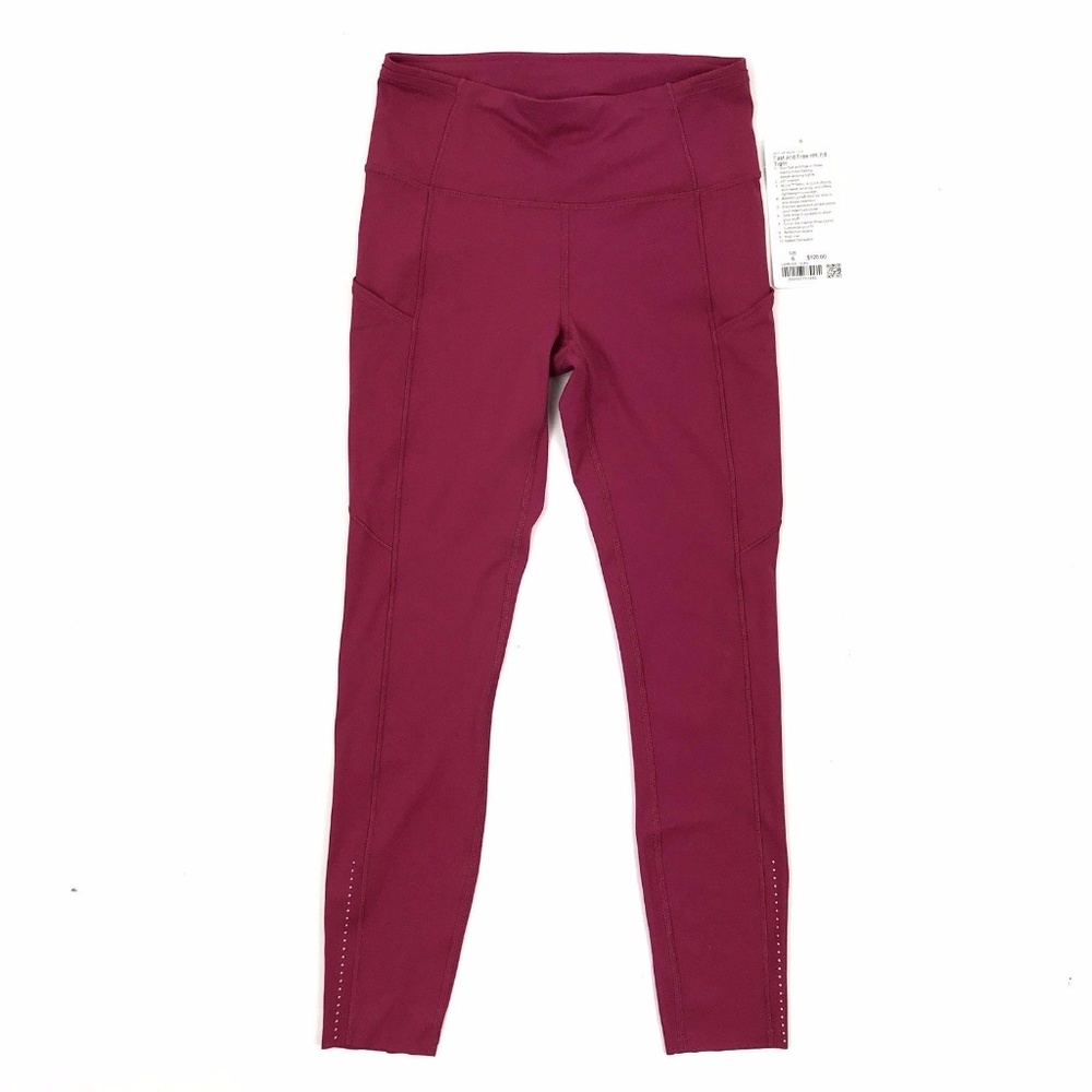 NWT Lululemon Fast & Free High Rise Yoga Leggings - Picture 3 of 8